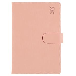 Diary SPLIT weekly A5 2024 Slovak - light pink