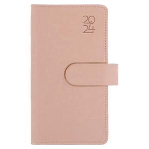 Diary SPLIT weekly pocket 2024 Polish - light pink