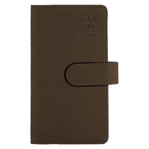 Diary SPLIT weekly pocket 2024 Slovak - brown