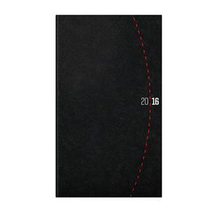 Diary Tailor Weekly pocket 2016 black-red