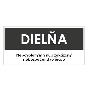 Dielňa, šedá, plast 2mm,190x90mm