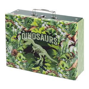 Folding school briefcase Dinosaur