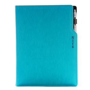 GAP note A4 lined - turquoise/black velvet