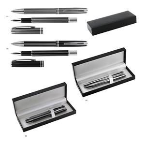 JILLIAN set ball pen and roller in box - graphite