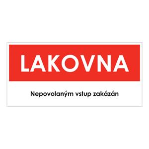 LAKOVNA, červená, plast 2 mm 190x90 mm