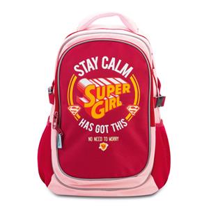 Large backpack with rain poncho Supergirl – STAY CALM