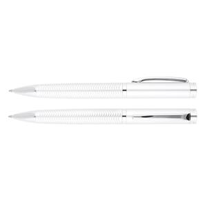 Luxury metal ballpoint pen Helena - silver matte