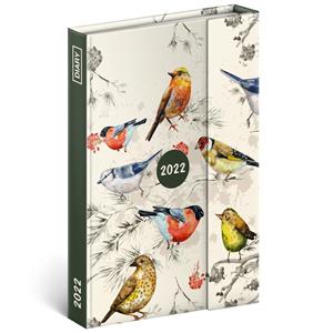 Magnetic weekly diary 2022 B6 Birds