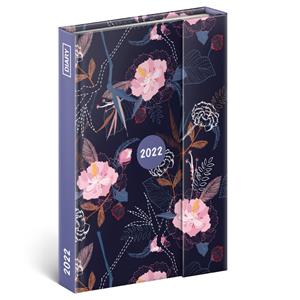 Magnetic weekly diary 2022 B6 Flowers