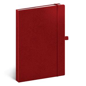 Note dotted A5 - Vivella Classic - red/red