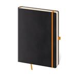 Note Flexies A5 Lined - Black/orange