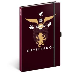 Note lined A5 - Harry Potter - Gryffindor