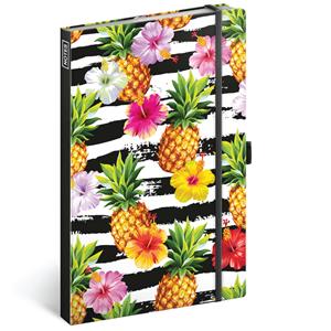 Note lined A5 - Pineapples