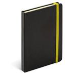 Note lined A5 - Tucson - black/yellow