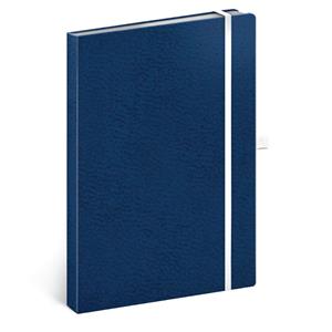 Note lined A5 - Vivella Classic - blue/white