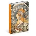 Note lined B6 Magnetic - Alphonse Mucha - Zodiac