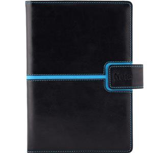 Note MAGNETIC A5 dotted - black/turquiose