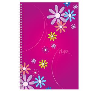 Notes A4 lined Daisy - purple