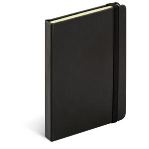 Notes Tucson A5 lined with elastic band - black/black