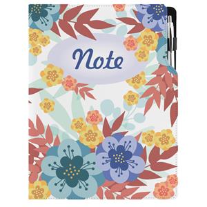 Notizbuch DESIGN A4 kariert - Herbstblumen