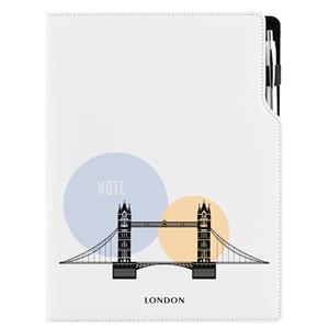 Notizbuch DESIGN A4 kariert - London