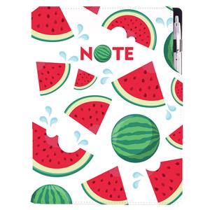 Notizbuch DESIGN A4 kariert - Melone