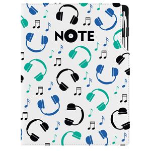 Notizbuch DESIGN A4 kariert - Music