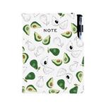 Notizbuch DESIGN A5 kariert - Avocado