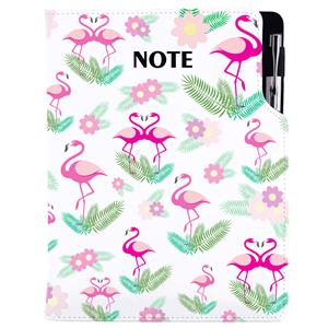 Notizbuch DESIGN A5 kariert - Flamingo