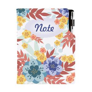 Notizbuch DESIGN A5 kariert - Herbstblumen