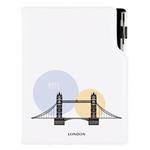 Notizbuch DESIGN A5 kariert - London