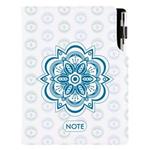 Notizbuch DESIGN A5 kariert - Mandala Blau