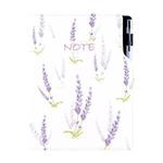 Notizbuch DESIGN B5 kariert - Lavendel