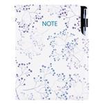 Notizbuch DESIGN B6 kariert - Wildblumen