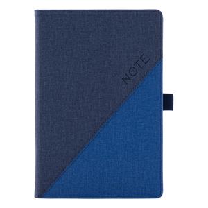 Notizbuch DIEGO A5 kariert - blau/dunkelblau