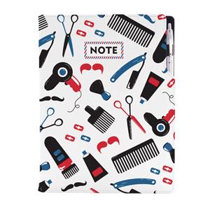 Notizbuch FRISEUR Barber - DESIGN A4 kariert