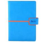 Notizbuch MAGNETIC A5 kariert - blau/orange