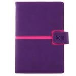 Notizbuch MAGNETIC A5 kariert - lila/rosa