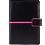 Notizbuch MAGNETIC A5 lienert - schwarz/rosa