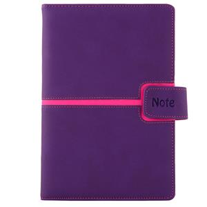 Notizbuch MAGNETIC A5 nicht lienert - lila/rosa