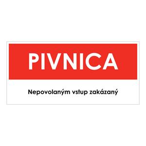 Pivnica, plast 1mm, 190x90mm