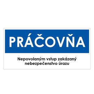 Práčovňa, modrá, plast 1mm,190x90mm