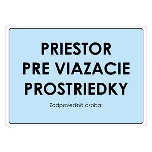 Priestor pre viazacie prostriedky, plast 2mm s dierkami-297x210mm