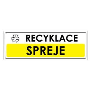 RECYKLACE - SPREJE, plast 1 mm 290x100 mm