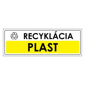 Recyklácia-plast, plast 2mm s dierkami-290x100mm