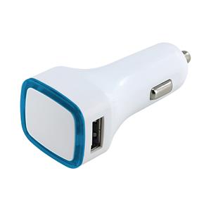 REDNER USB charger into car lighter - white/blue