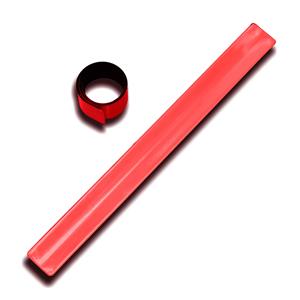 Reflective bracelet red 400 x 29 mm