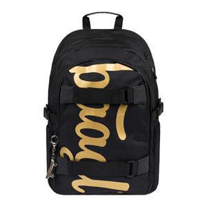 School Backpack Skate Gold