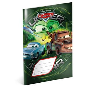 School book A5 Cars - Green lined