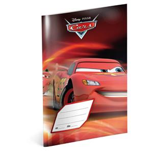 School book A5 Cars - Red squared